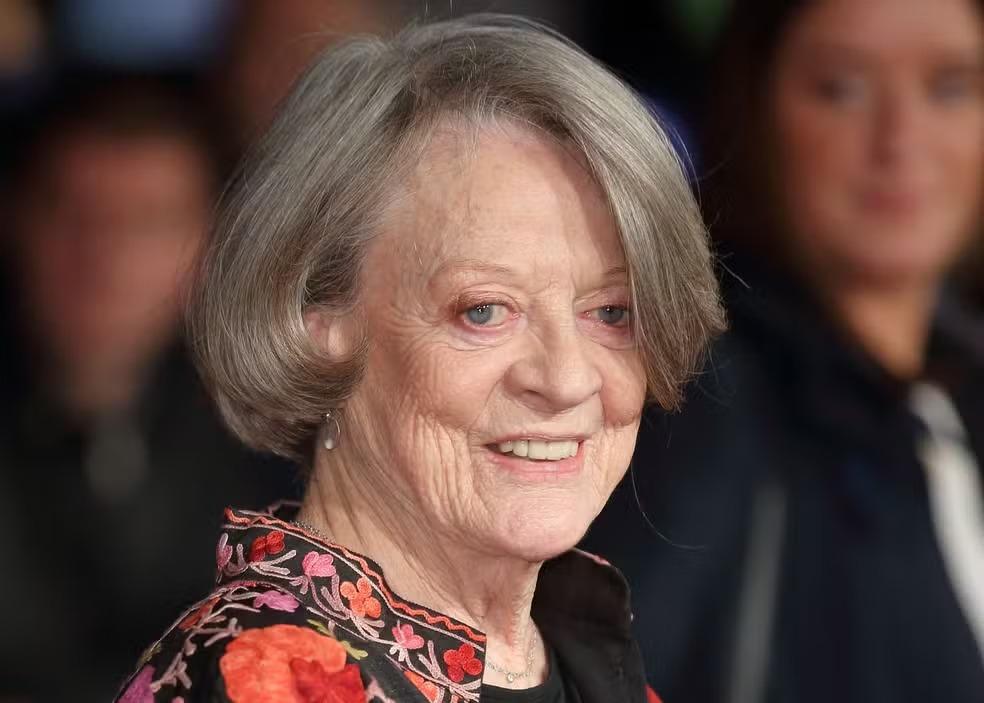 A atriz Maggie Smith na première de "The Lady In The Van", durante o BFI London Film Festival, em outubro de 2015, em Londres