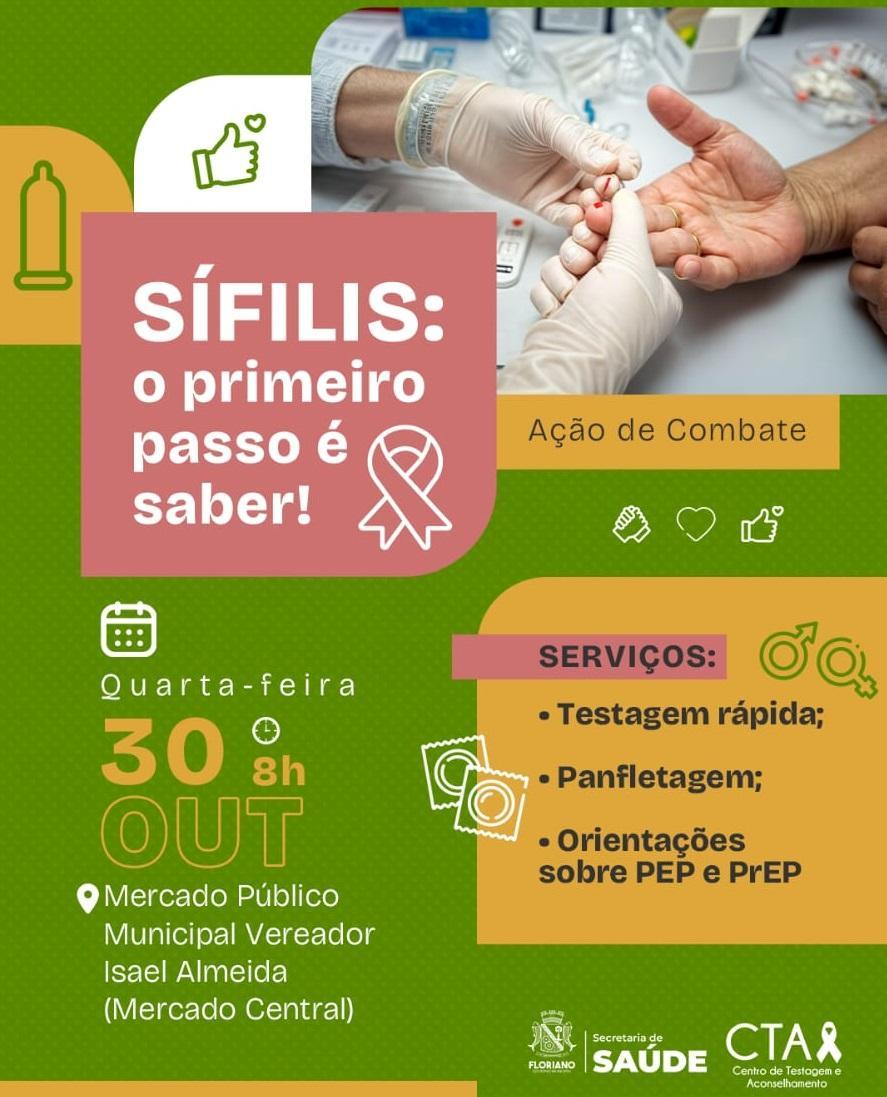 Campanha "Sífilis: o primeiro passo é saber"