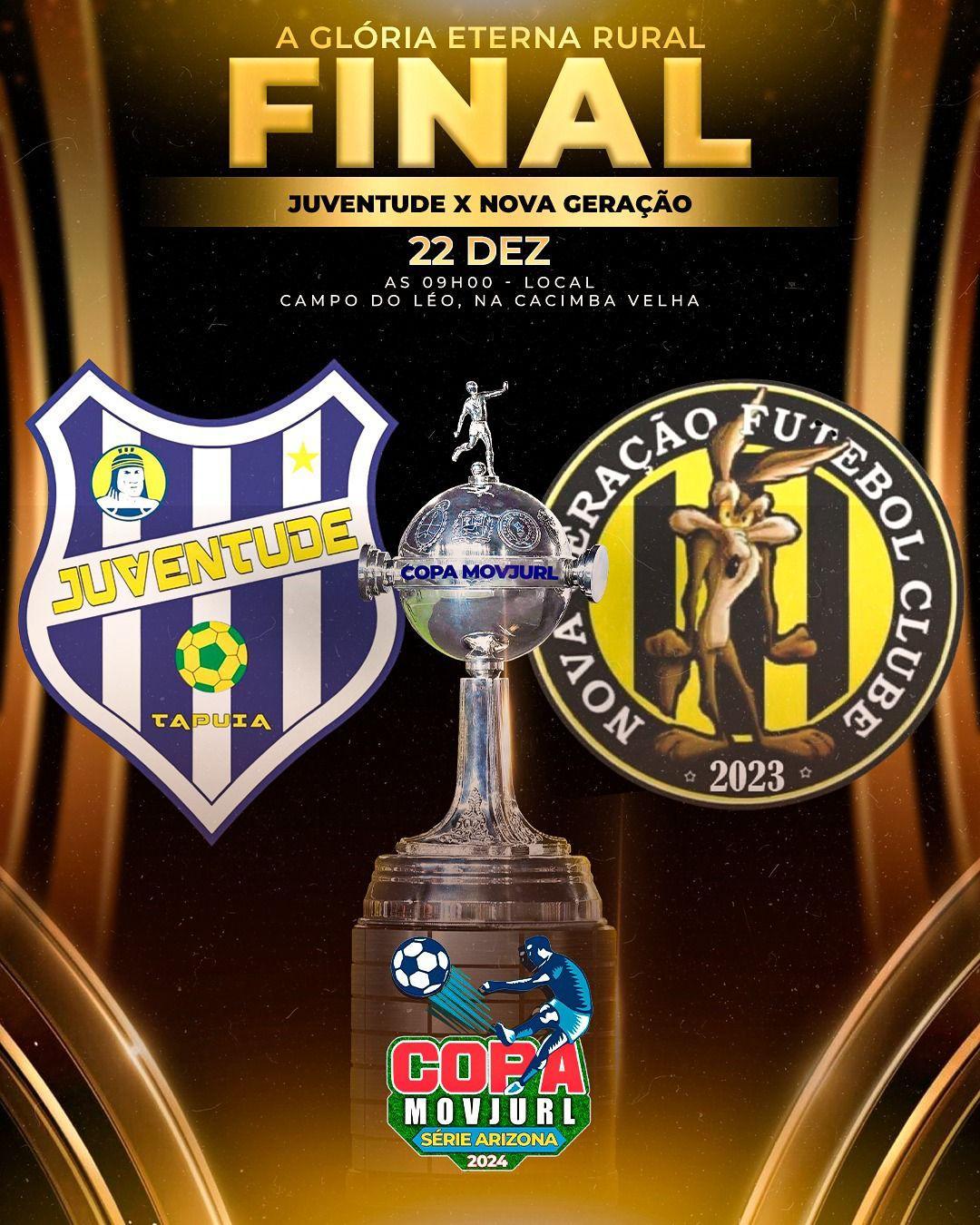 Final da Copa MOVJURL "Série Arizona 2024" acontece neste domingo (22)
