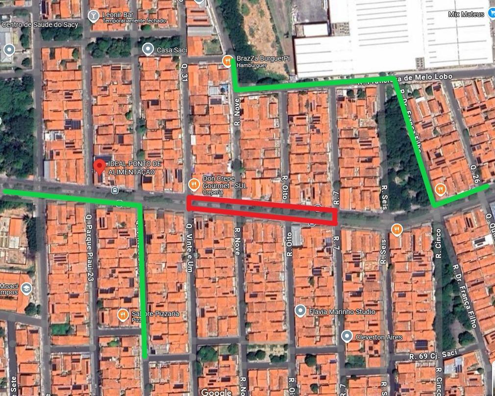 Avenida será interditada para o Bloco do Paçoca