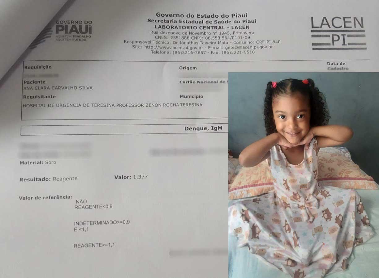 Ana Clara Carvalho, de 6 anos