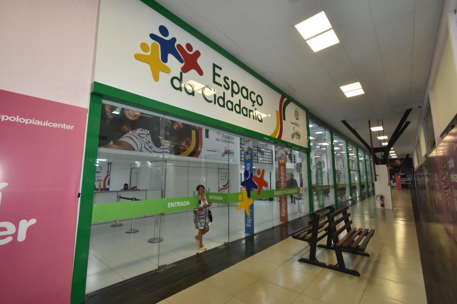 Novo Espaço da Cidadania no Polo Piauí Center, na zona sul de Teresina