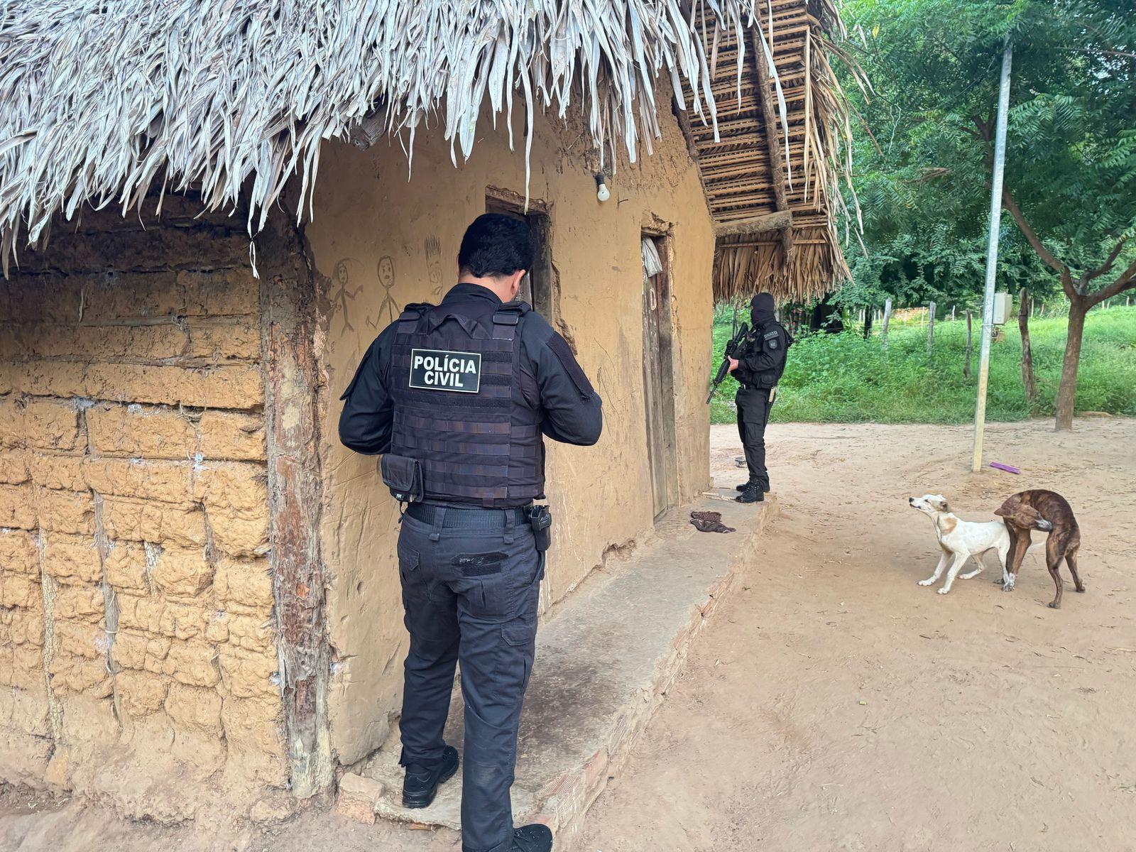 Policiais atuam nas zonas urbana e rural de Palmeirais e em áreas próximas à fronteira com o Maranhão