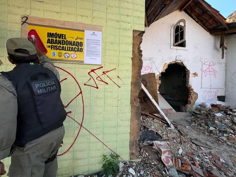 Imóveis abandonados no Centro de Teresina poderão ser demolidos caso tenham ligação com crimes