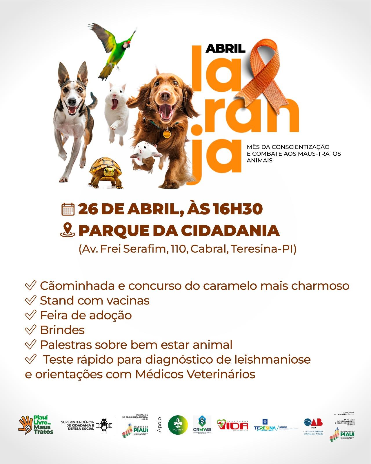 A iniciativa faz parte do Programa "Piauí Livre de Maus-Tratos"