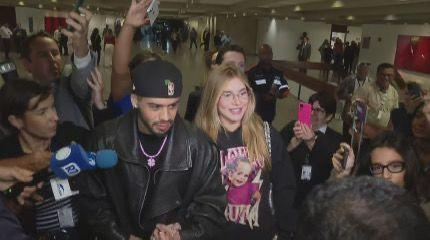 Virginia Fonseca chega acompanhada de Zé Felipe