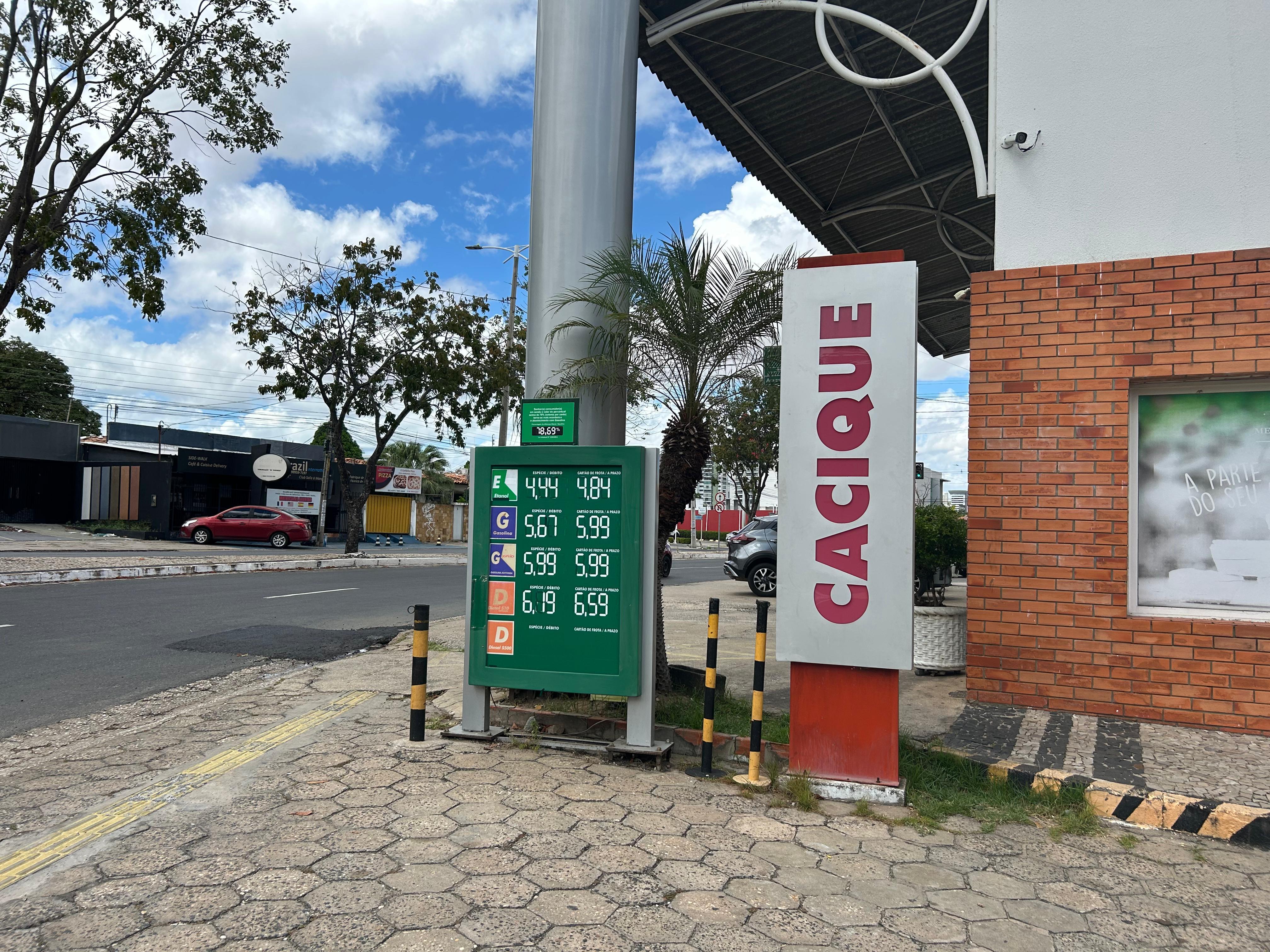 Preço da gasolinha dia 04 de junho de 2025