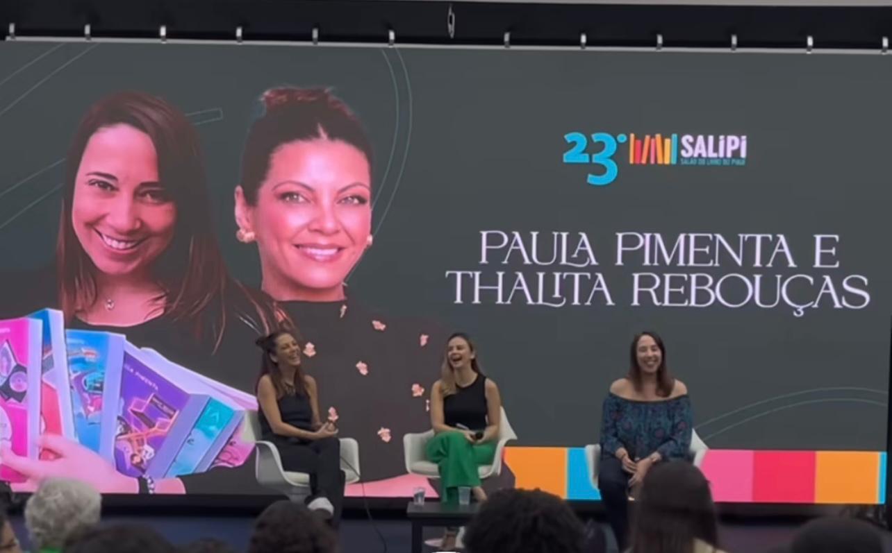 Escritorias ​Thalita Rebouças e Paula Pimenta reencontram leitores piauienses no Salipi