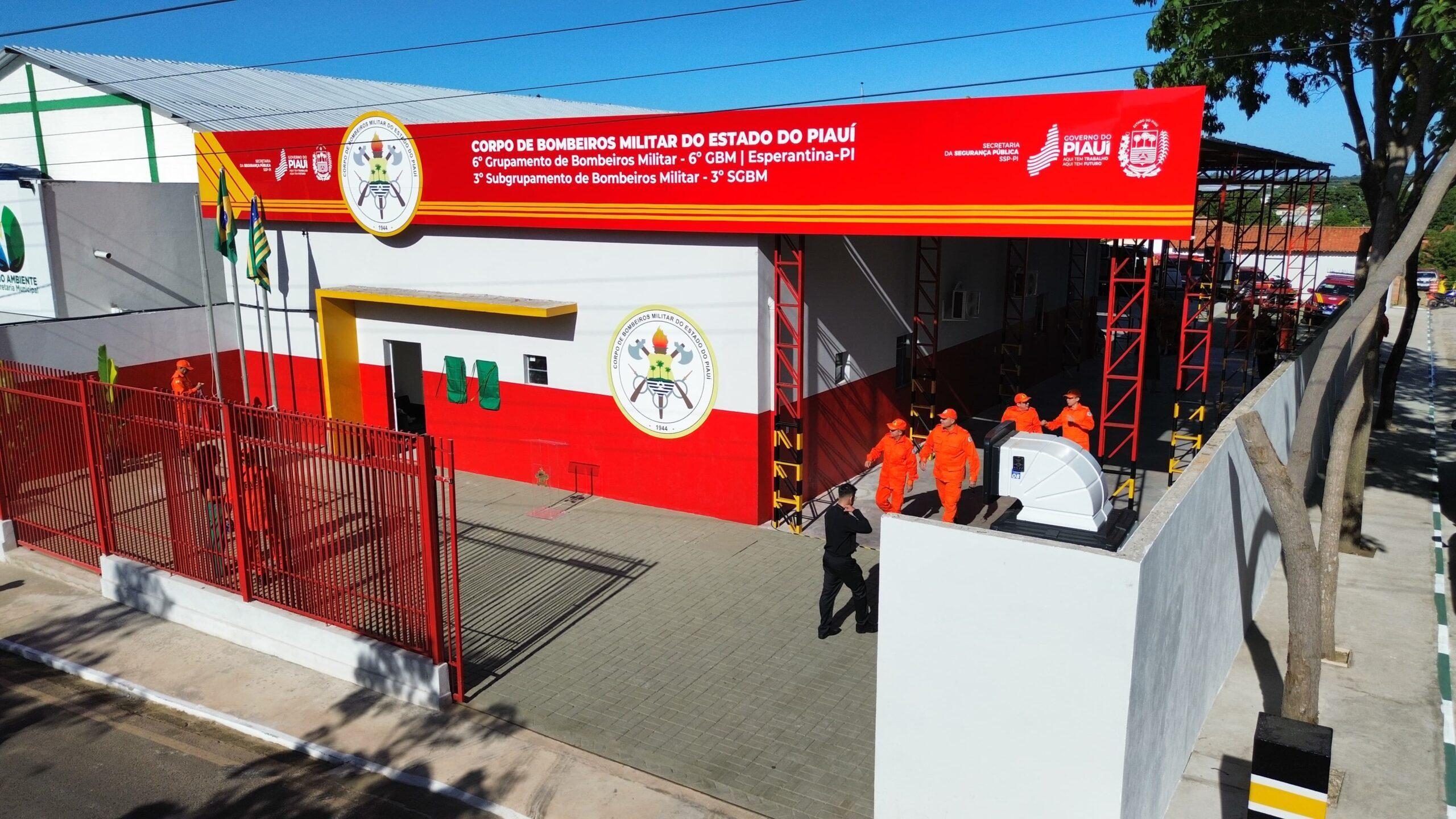 Nova sede do 3º Subgrupamento de Bombeiros Militar no município de Esperantina