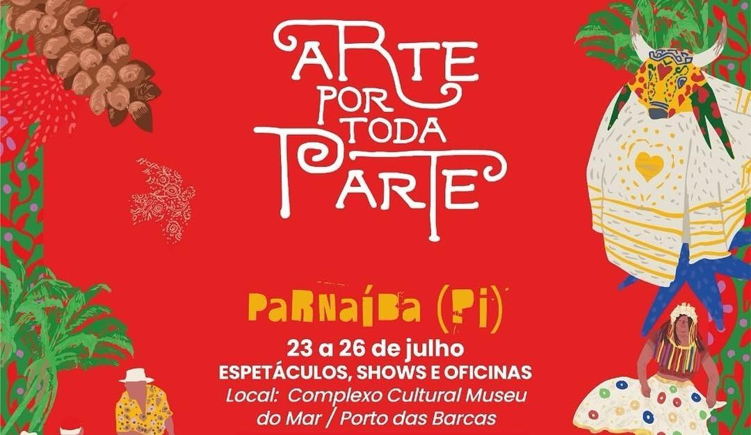 O evento acontece entre os dias 23 e 26 de julho no Museu do Mar, em Parnaíba