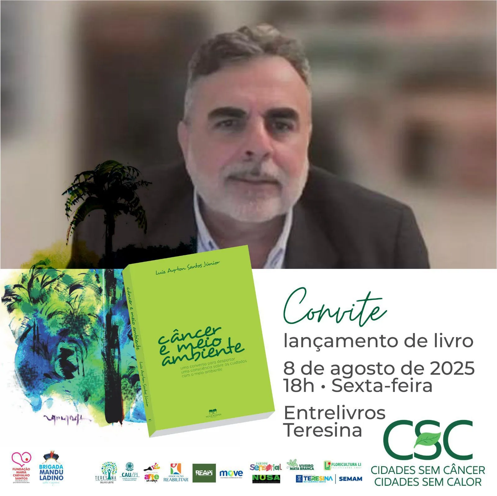 Lançamento do livro Câncer e Meio Ambiente