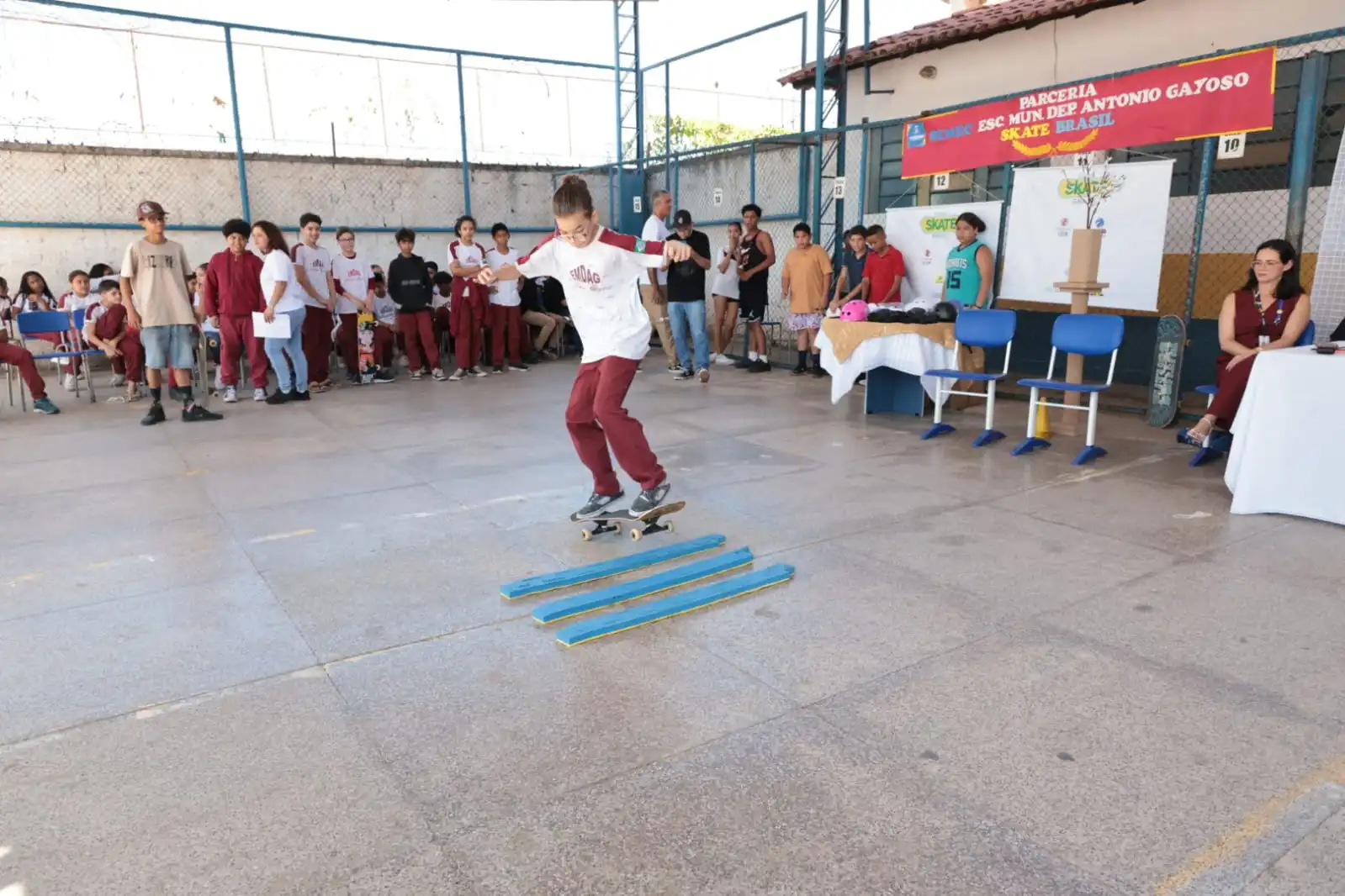 Projeto Escola Skate Brasil chega a Teresina e oferece aulas gratuitas de skate no contraturno escolar