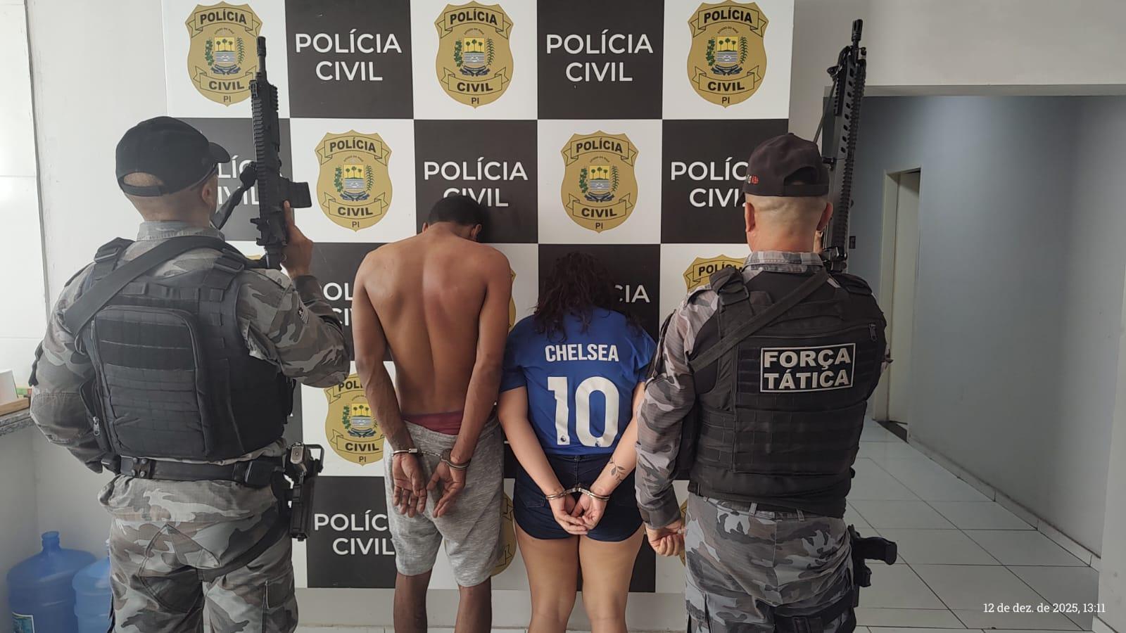 Casal preso é suspeito de matar por engano, a menina Ester Lorrane, de 12 anos, em Floriano