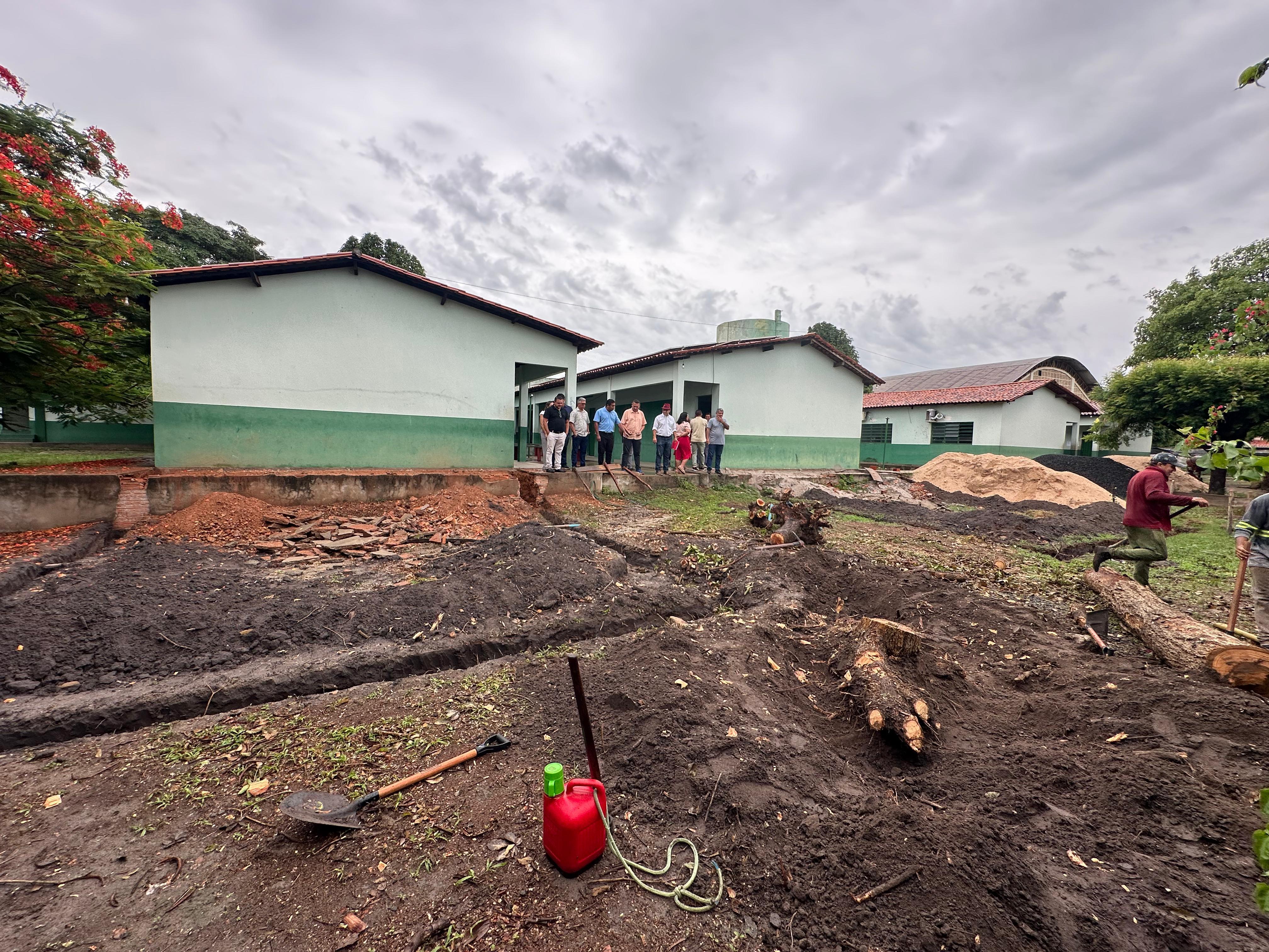 Prefeitura de São João do Arraial inicia obras de reforma e ampliação da Escola Municipal Paulo Freire