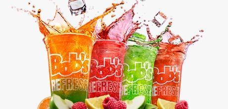 Bob’s Refresh vem nos sabores de sodas limonada e italiana e pink lemonade