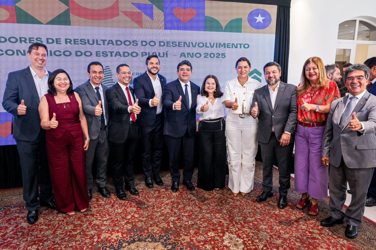 Apresentação dos resultados da economia de 2025, no palácio do Karnak, em Teresina