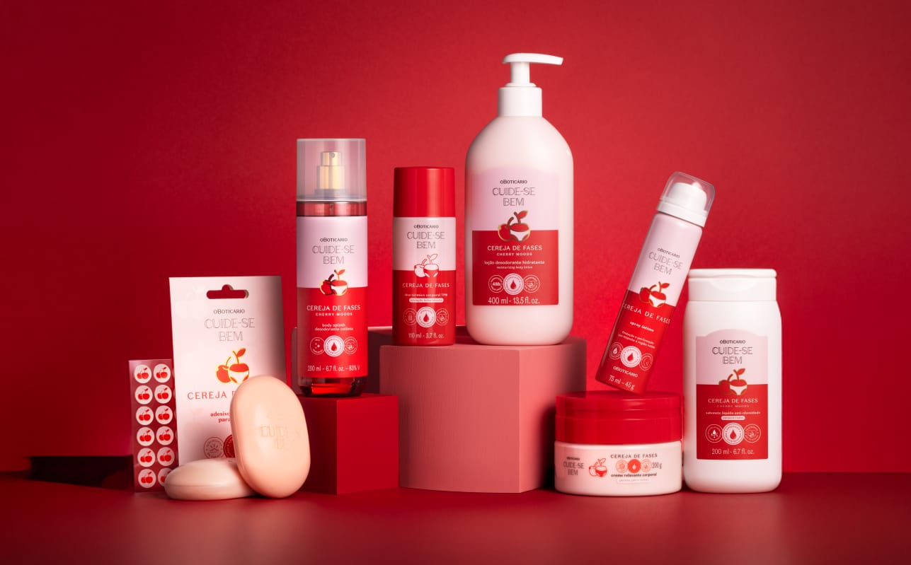 O Boticário inaugura uma nova era do autocuidado voltado para o ciclo menstrual