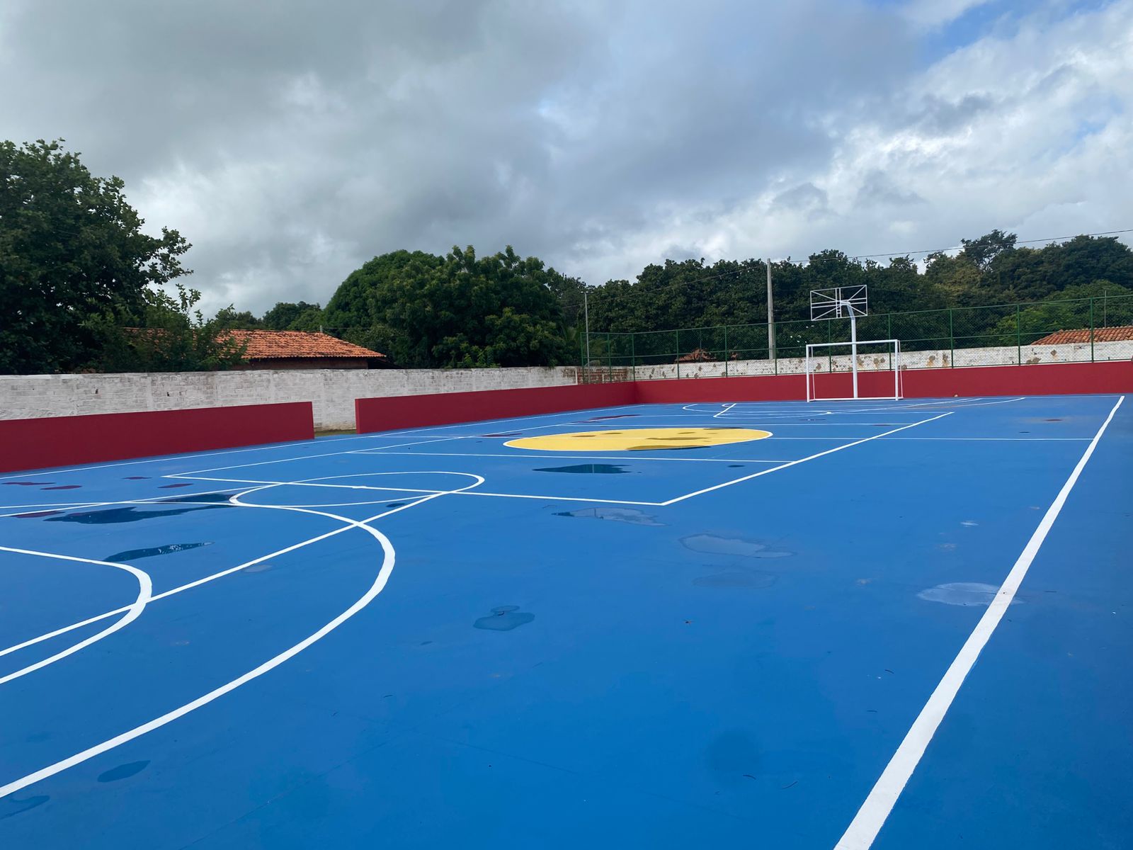 Comunidade rural em Teresina ganha nova quadra poliesportiva escolhida pela população