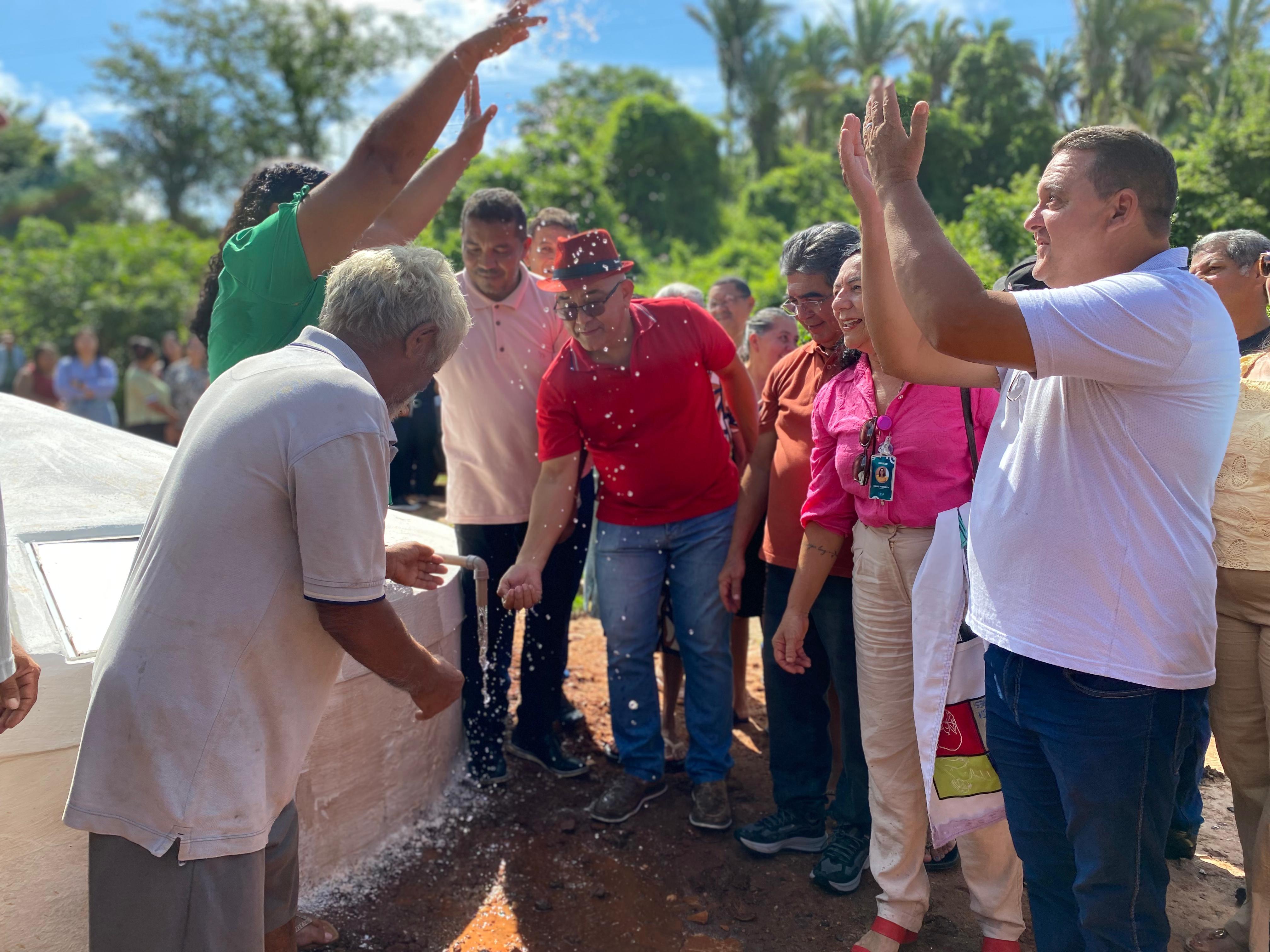 Abdoral disse que as cisternas representam dignidade e melhoria na qualidade de vida das famílias