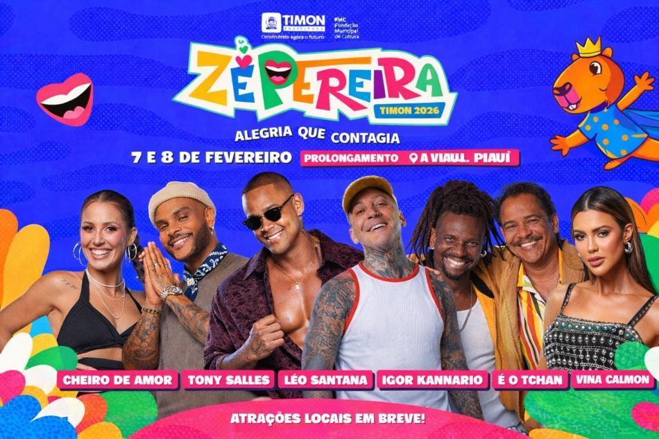 Zé Pereira de Timon acontece nos dias 7 e 8 de janeiro