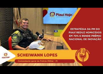 Estratégia da PM do Piauí reduz homicídios em 70% e rende prêmio nacional de inovação